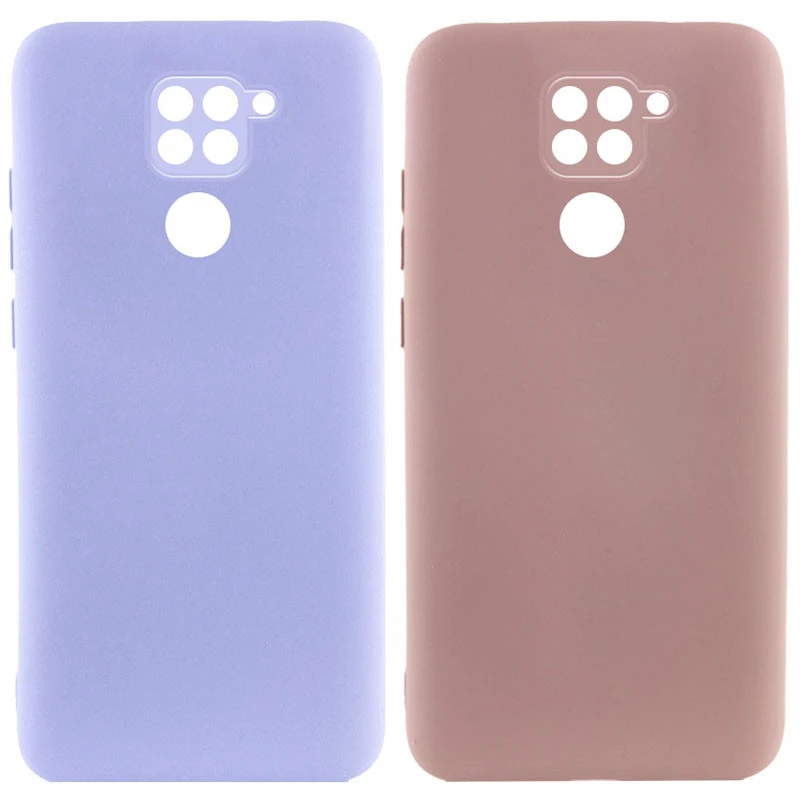 Кольоровий силіконовий чохол GETMAN із закритою камерою для Xiaomi Redmi Note 9 / Redmi 10X фото 1 з 2