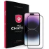 Захисне 3D скло NEU Chatel Crystal на Apple iPhone 15 Pro (6.1") – Чорний. Фото 3 з 9