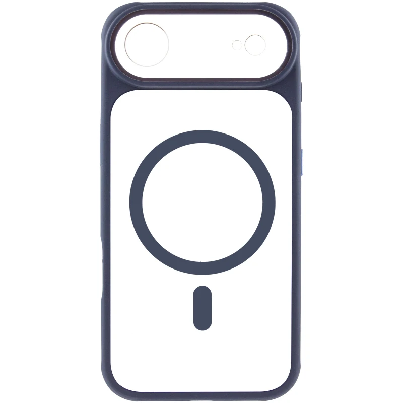 Чохол TPU GETMAN Moon Clear with MagSafe для Apple iPhone 17 Air (6.5") – Blue. Фото 3 з 6