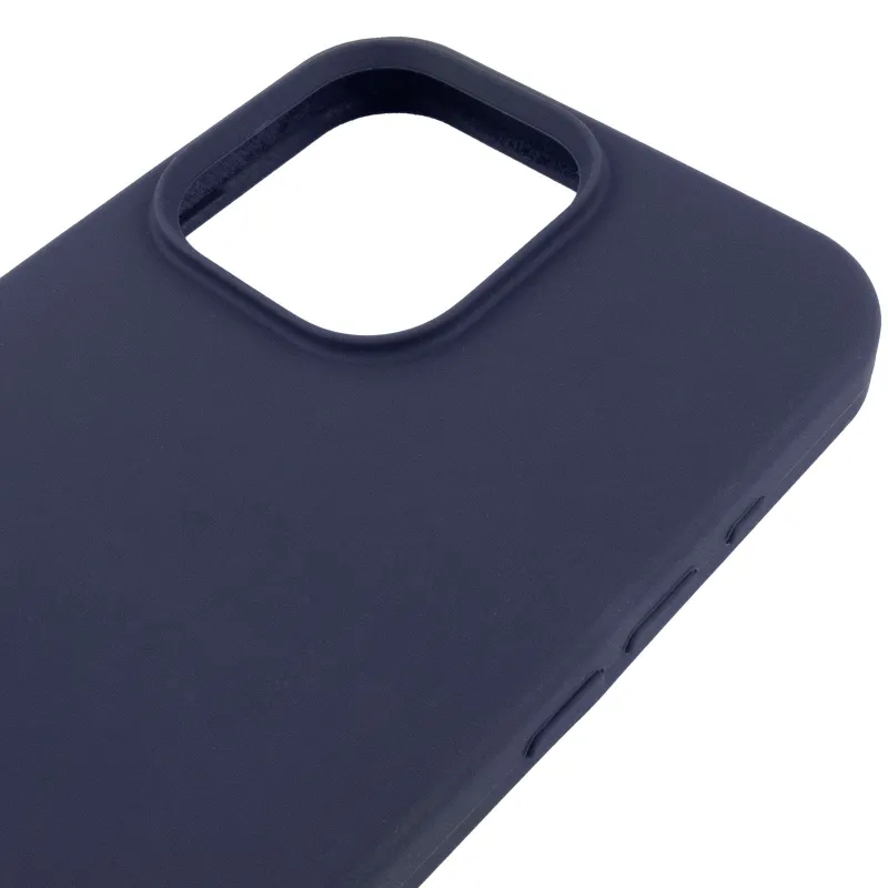 Чехол Silk Full Protective (AA) NO LOGO для Apple iPhone 15 Pro Max (6.7") – Темно-синий / Midnight blue. Фото 9 из 10