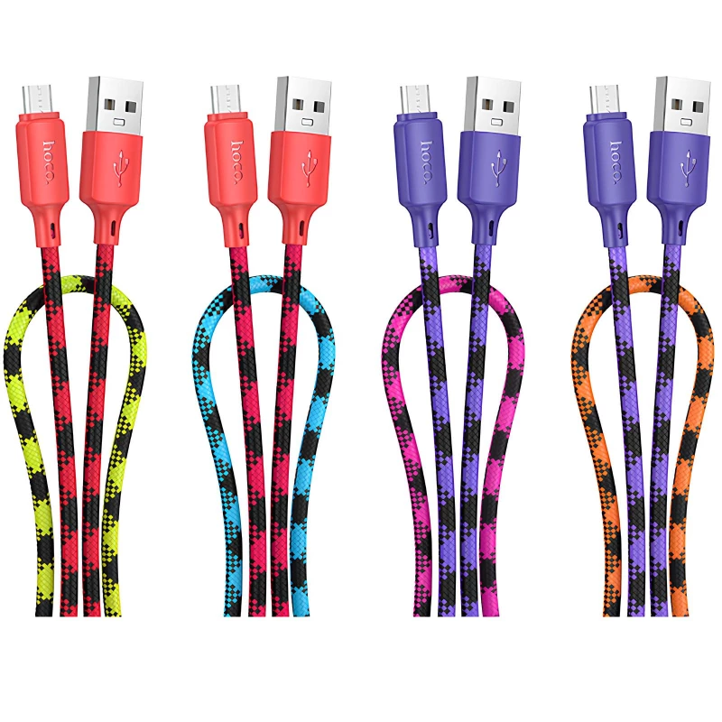 Дата кабель Hoco X116 Meridian USB to MicroUSB 2.4A (1m) фото 1 з 1