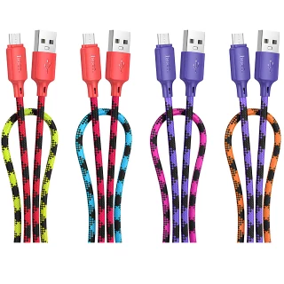 Дата кабель Hoco X116 Meridian USB to MicroUSB 2.4A (1m) фото 1 з 1