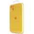 Чехол Silicone Case с защитой камеры для Apple iPhone 15 (6.1") – Желтый / Yellow. Фото 14 из 14