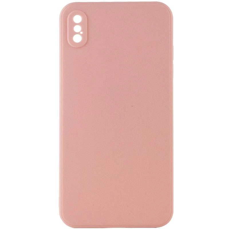 

Кольоровий силіконовий чохол із захистом камери на Apple iPhone X (5.8") (Рожевий / Pink Sand)