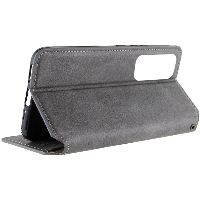 Чехол книжка GETMAN кубик для Samsung Galaxy M35 – Серый. Фото 8 из 10