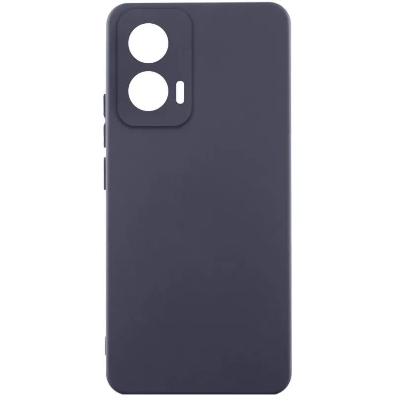 Чехол Silicone Case Lakshmi Premium з закритою камерою на Motorola Edge 50 Fusion – Серый / Dark Gray. Фото 1 из 1