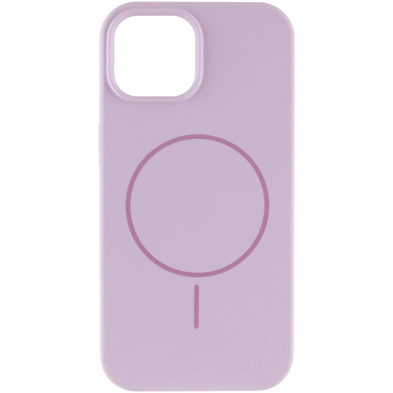 Чохол Silk Full Protective (AA) NO LOGO with Magnetic Fit для Apple iPhone 14 (6.1") – Бузковий / Lilac. Фото 3 з 7
