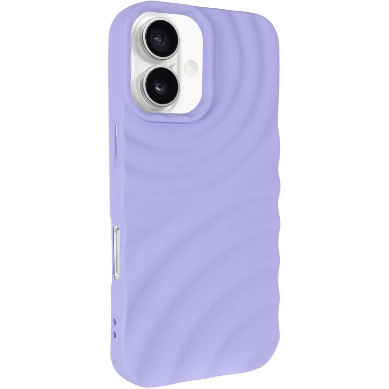 Чехол TPU MonoWave для Apple iPhone 16 – Light Blue. Фото 1 из 7