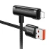 Дата кабель Hoco U135 Incredible 2in1 USB to Lightning/Type-C (1m) – Black. Фото 4 з 8