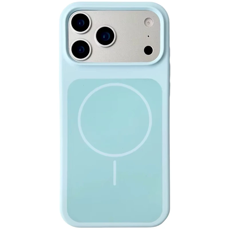 Чехол Silk Duo Color (AA) NO LOGO with Magnetic Fit для Apple iPhone 17 Pro (6.3") – Turquoise. Фото 1 из 1