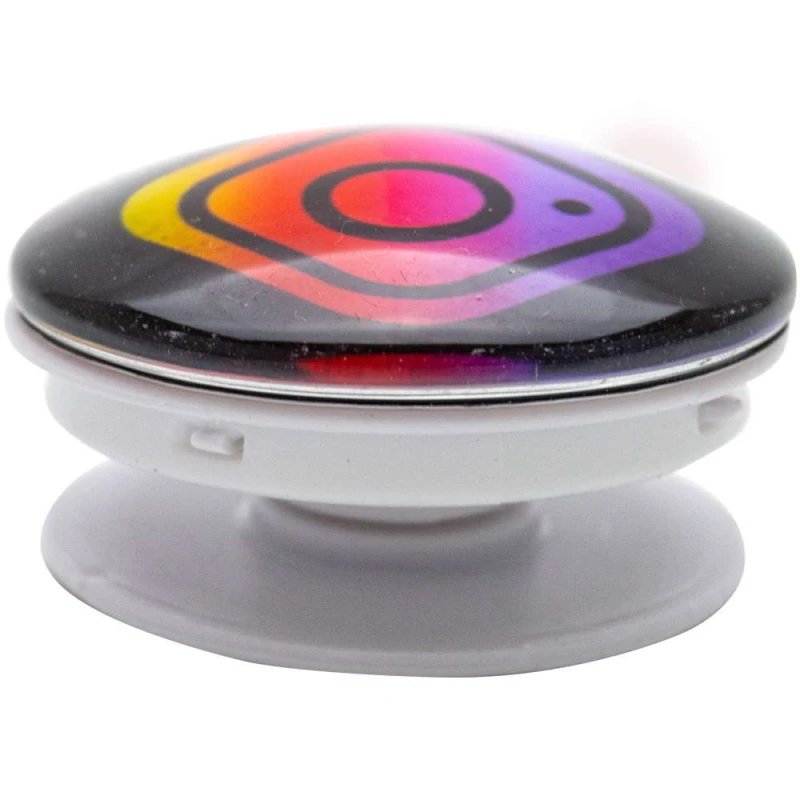 Тримач для телефона Glass Logo – Instagram / Чорний. Фото 3 з 5