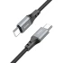 Дата кабель Hoco X86 Spear Type-C to Type-C 60W (1m) – Black. Фото 3 из 4