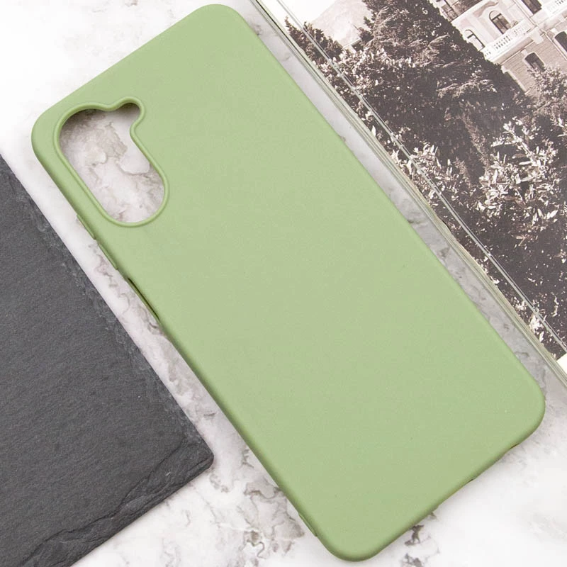 Кольоровий силіконовий чохол на Realme 10 4G – Фісташковий. Фото 4 з 6