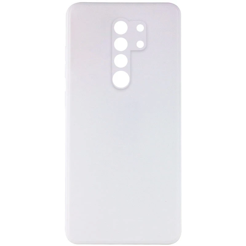 

Цветной силиконовый чехол с защитой камеры для Xiaomi Redmi 9 (Белый / White), Білий / white