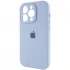 Чохол Silicone Case з захистом камери на Apple iPhone 14 Pro (6.1") – Блакитний / Lilac Blue. Фото 5 з 8