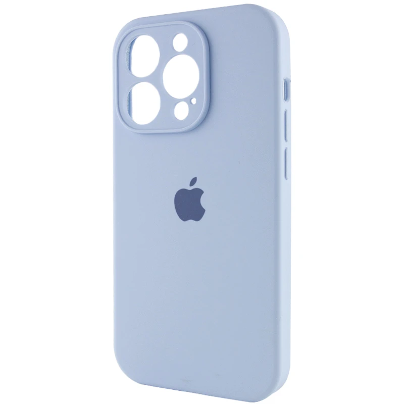 Чохол Silicone Case з захистом камери на Apple iPhone 14 Pro Max (6.7") – Блакитний / Lilac Blue. Фото 5 з 8