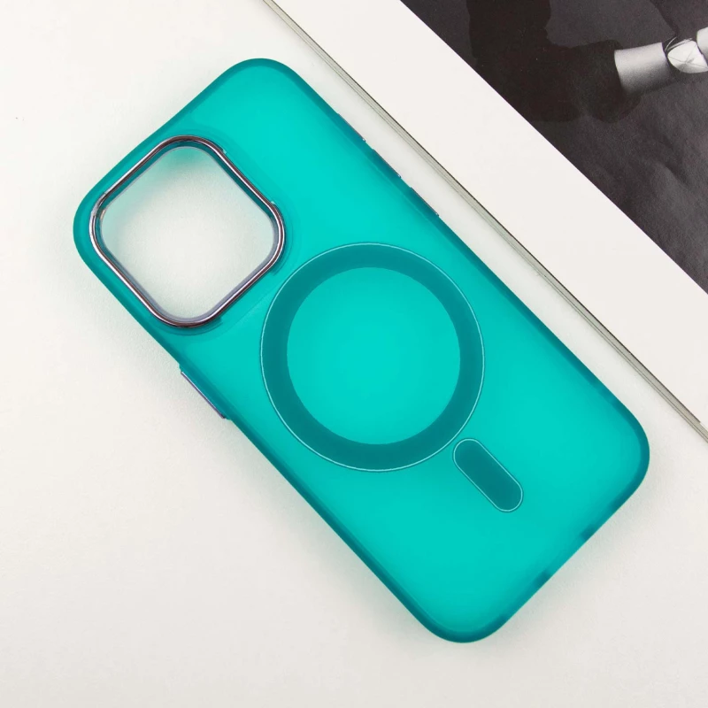 Кольоровий TPU+PC з MagSafe на Apple iPhone 14 Pro Max (6.7") – Green. Фото 6 з 11