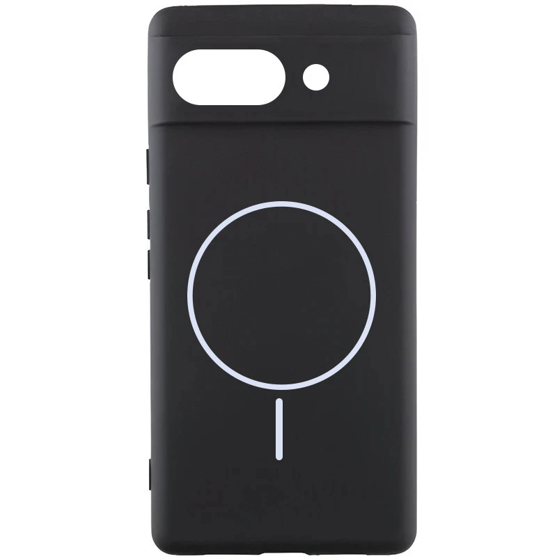 Чохол Silicone Cover Lakshmi Full Camera (AA) with Magnetic Fit для Google Pixel 10a – Чорний / Black. Фото 1 з 1