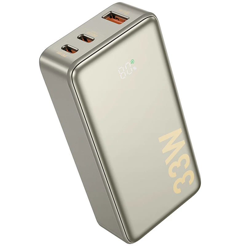 

Портативное ЗУ Power Bank Hoco Q27 Jewel 33W 10000 mAh (Titanium gold)