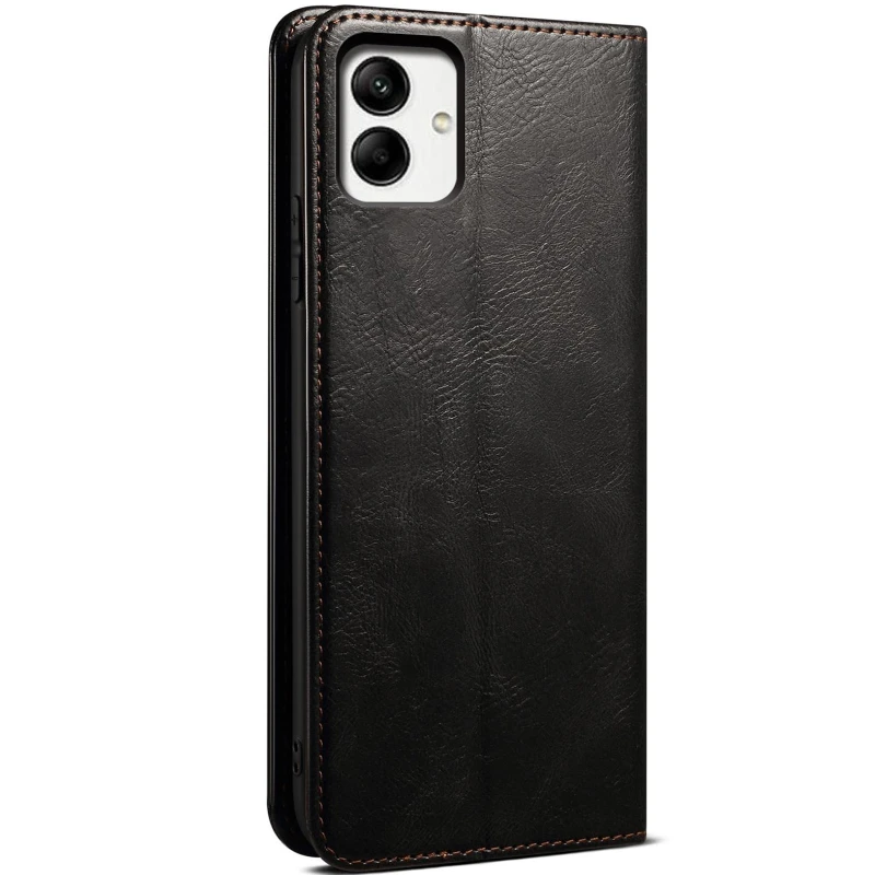 Шкіряний чохол-книжка Urban Leather series для Samsung Galaxy A07 – Black. Фото 3 з 4