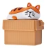 Силиконовый футляр Sleeping Cat для наушников Airpods – Sleeping Cat. Фото 1 из 6