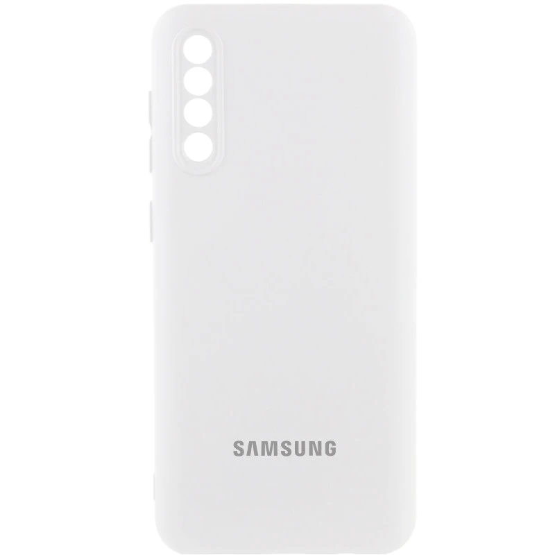 Чохол Silicone Case Lakshmi Premium L з закритою камерою на Samsung Galaxy A50 (A505F) / A50s / A30s – Білий / White. Фото 1 з 1