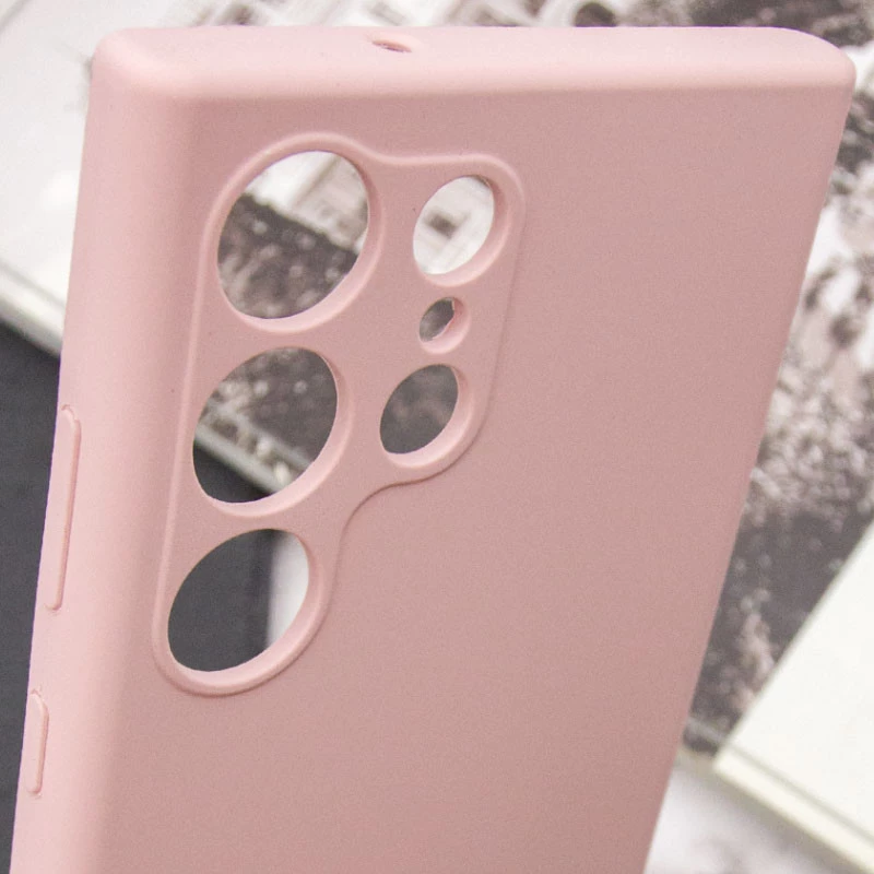 Чохол Silicone Case Lakshmi Premium L з закритою камерою на Samsung Galaxy S23 Ultra – Рожевий / Pink Sand. Фото 5 з 7