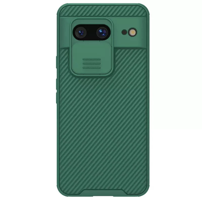 

Карбоновая накладка Nillkin Pro со шторкой для камеры для Google Pixel 8 (Deep Green)