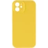 Чехол Silicone Case Square L с защитой камеры для Apple iPhone 11 (6.1") – Желтый / Yellow. Фото 2 из 3