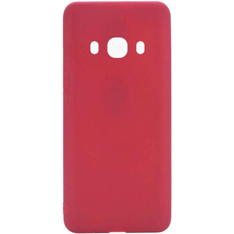 

Кольоровий силіконовий чохол на Samsung J710F Galaxy J7 (2016) (Бордовий)
