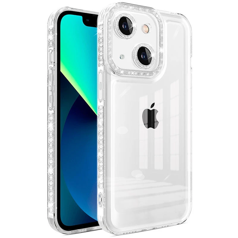 

Силіконовий чохол з візерунком на Apple iPhone 13 (6.1") (Прозорий)