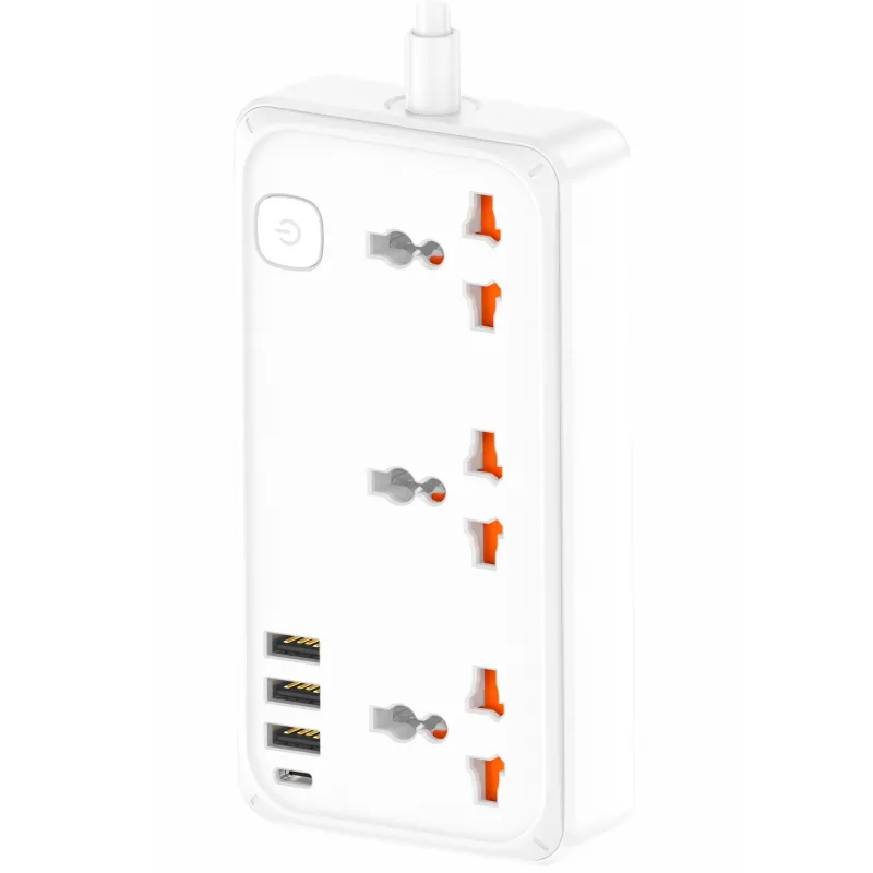 Удлинитель Amaya APS-20 Power 18W (1C/3A/3xSocket) (1.5m) – White. Фото 1 из 2