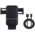 Автотримач з БЗП Baseus Wisdom Auto Alignment (QI 15W) (Air Outlet base) (CGZX000001) – Black. Фото 7 з 7