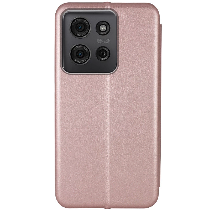 Чохол-книжка класичний на Motorola Moto G75 – Rose Gold. Фото 2 з 3