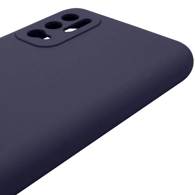 Чехол Silicone Case Lakshmi Premium з закритою камерою на Xiaomi Redmi Note 10 5G – Темно-синий / Midnight blue. Фото 5 из 6