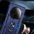 Протиударний чохол Serge Ring з кільцем на Xiaomi Poco C75 – Темно-синій. Фото 2 з 3
