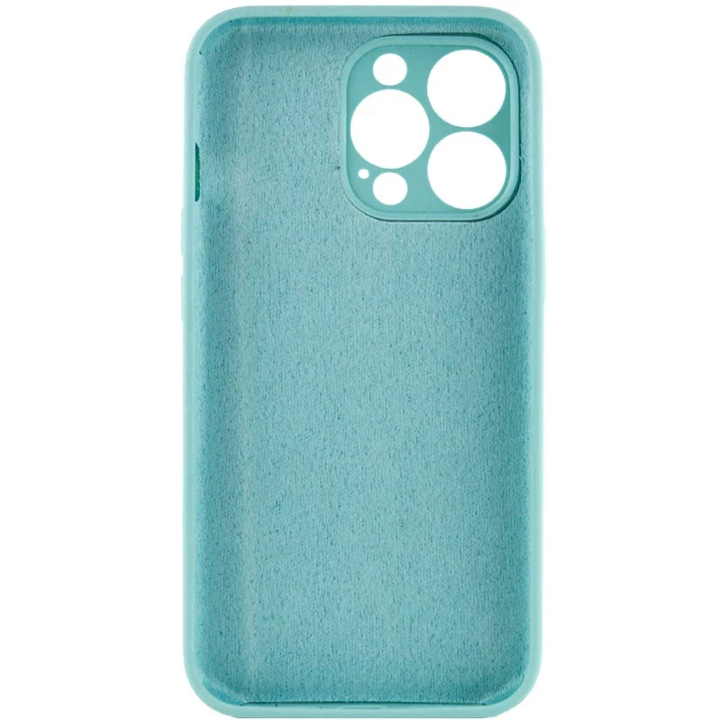Чохол з захистом камери Silicone Case для Apple iPhone 17 Pro (6.3") – Бірюзовий / Marine Green. Фото 2 з 4