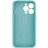 Чохол з захистом камери Silicone Case для Apple iPhone 17 Pro Max (6.9") – Бірюзовий / Marine Green. Фото 2 з 4