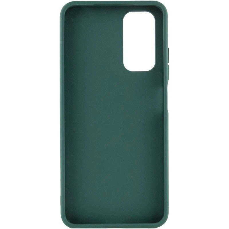 TPU чехол Bonbon с металлическими кнопками для Samsung Galaxy A13 4G – Зеленый / Army green. Фото 3 из 5