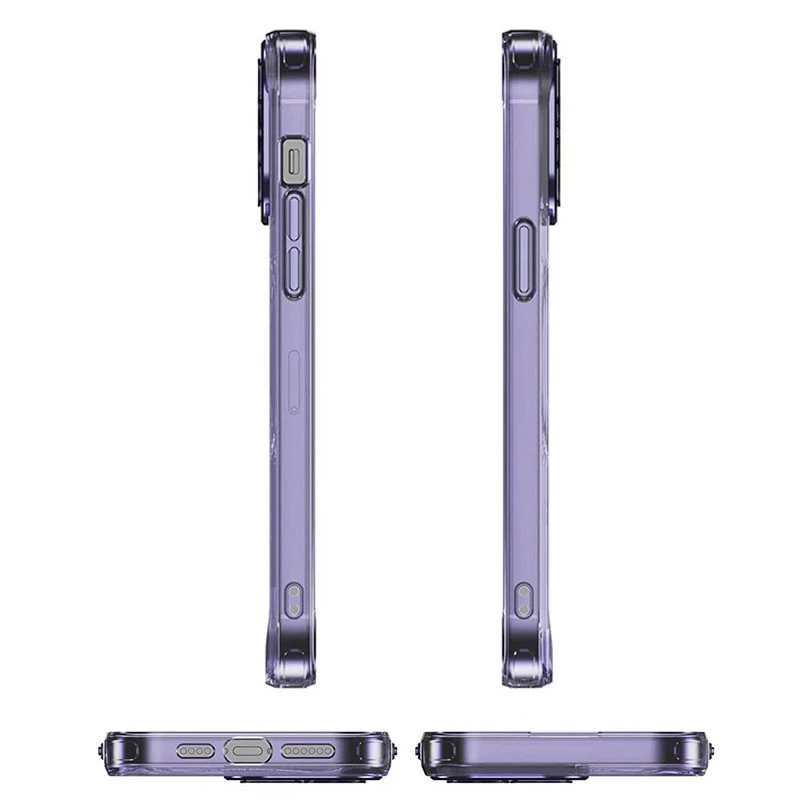 Чохол TPU+PC з кольоровими металевими кнопкам та MagSafe на Apple iPhone 14 (6.1") – Purple. Фото 3 з 3