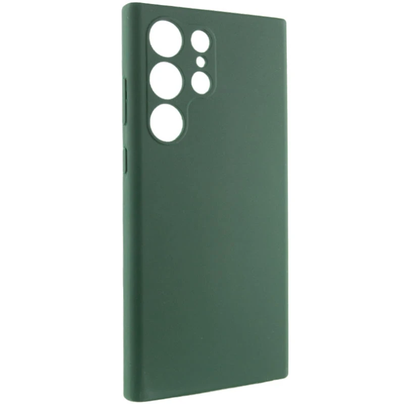 Чохол Silicone Case Lakshmi Premium із закритою камерою для Samsung Galaxy S24 Ultra – Зелений / Cyprus Green. Фото 2 з 7