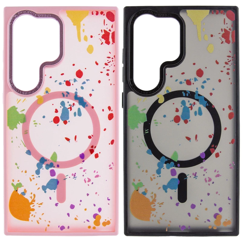 Чохол абстракція малювання з MagSafe на Samsung Galaxy S25 Ultra фото 3 з 3