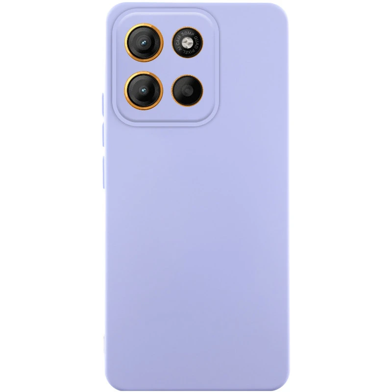 Чохол Silicone Cover Ummi Lakshmi Full Camera (AA) для Motorola Moto G56 5G – Бузковий / Dasheen. Фото 1 з 1