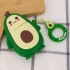 Силіконовий футляр Yummy Fruits для навушників AirPods – Avocado Big / Зелений. Фото 4 з 4