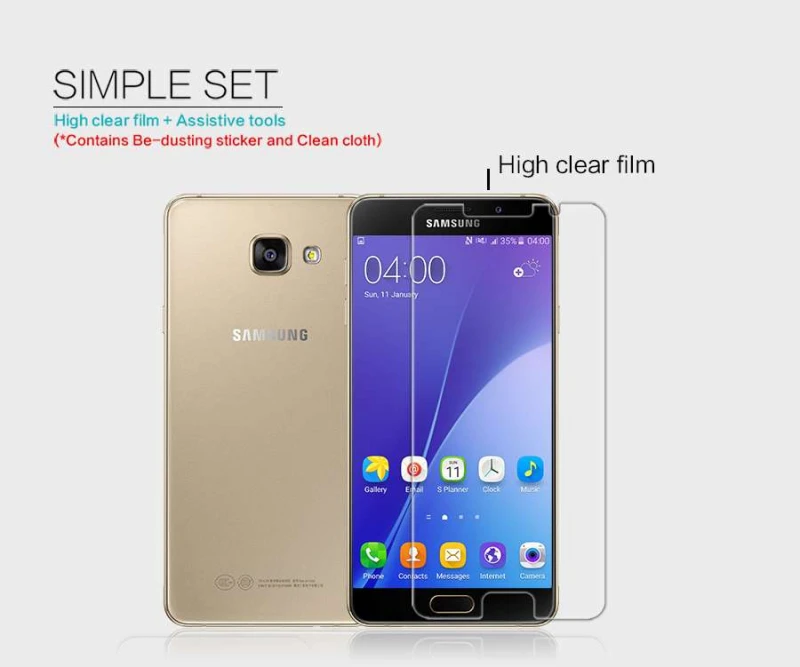Захисна плівка Nillkin Crystal на Samsung A710F Galaxy A7 (2016) фото 3 з 4