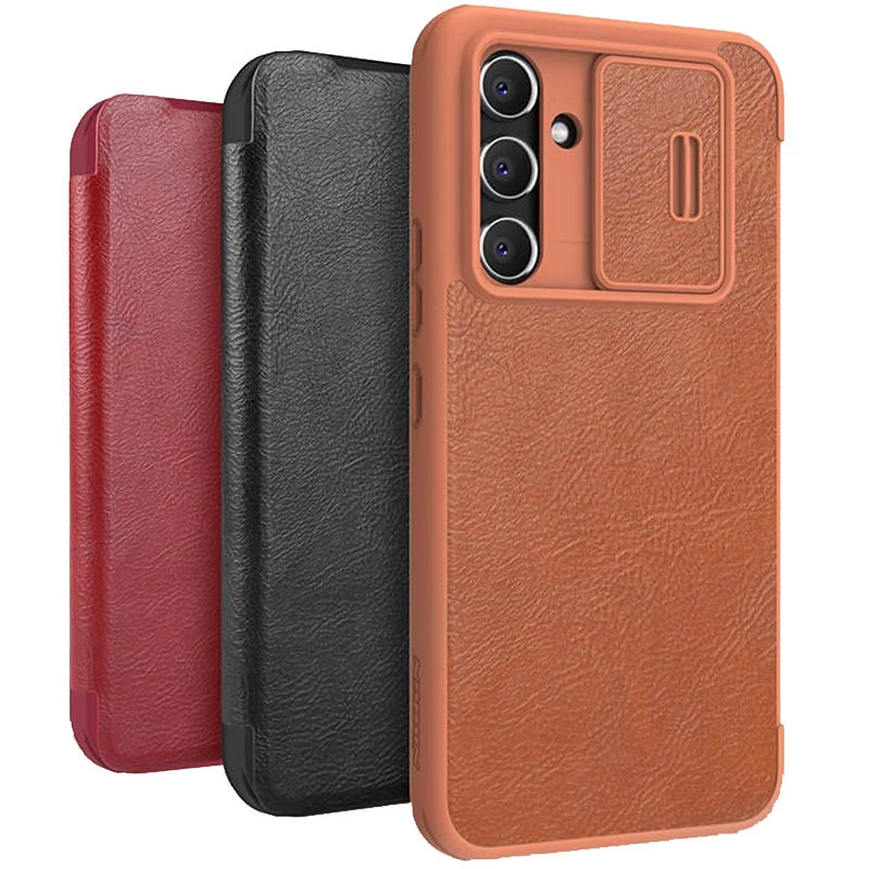 Кожаный чехол-книжка Nillkin Qin Pro Camshield для Samsung Galaxy A55 фото 1 из 1