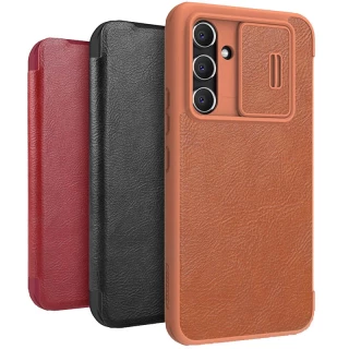 Кожаный чехол-книжка Nillkin Qin Pro Camshield для Samsung Galaxy A55 фото 1 из 1