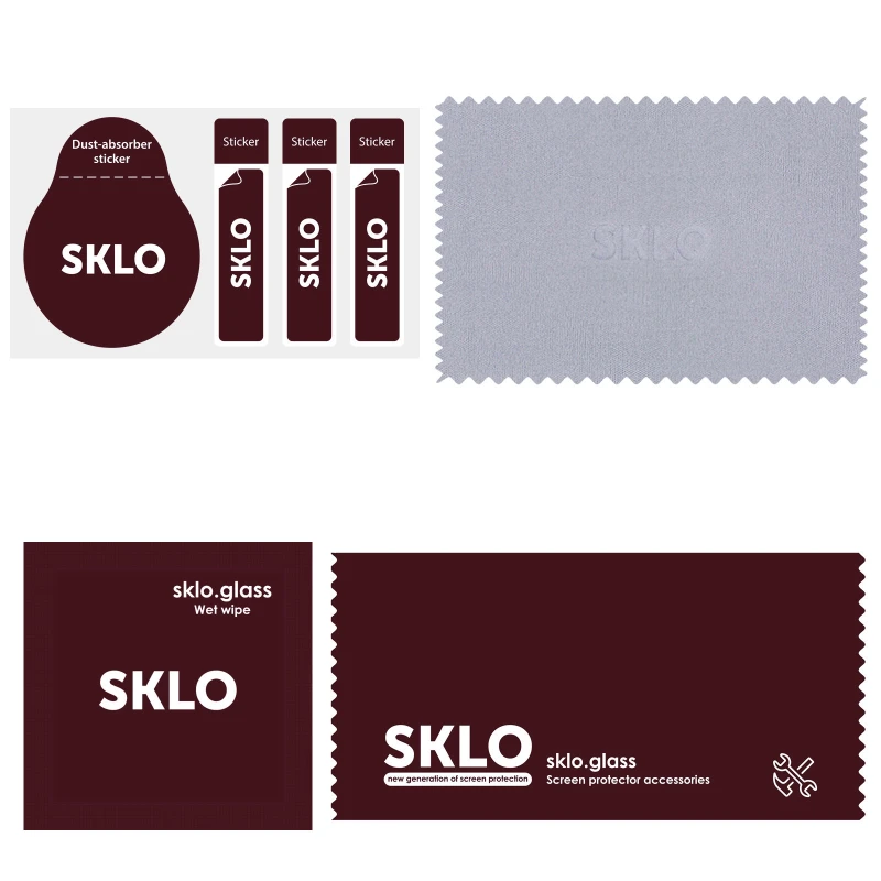 Захисне скло SKLO 3D Motorola Moto G15 Power – Чорний. Фото 4 з 4