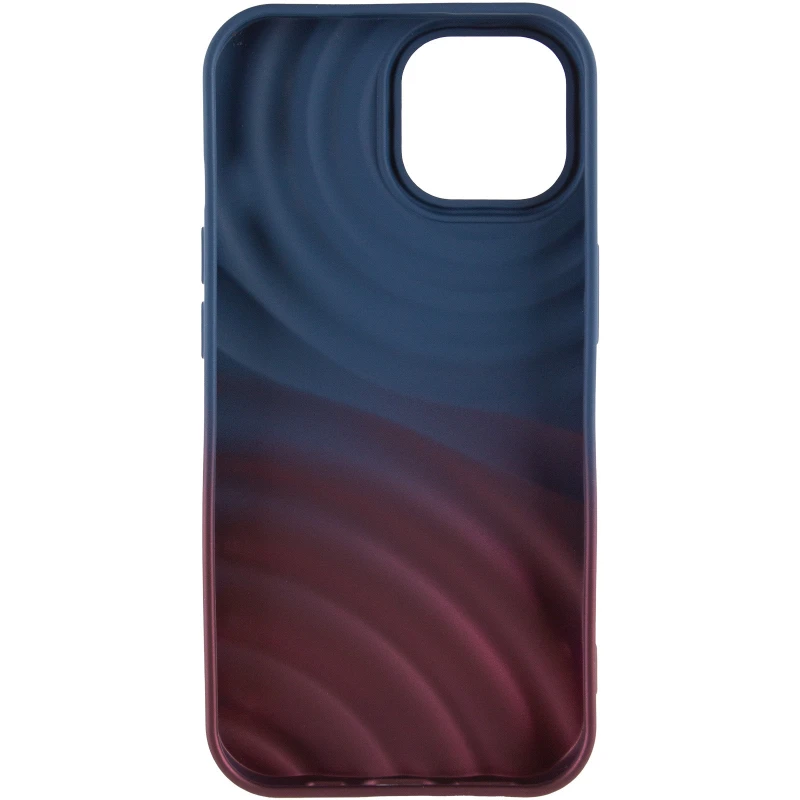 Чехол TPU ColorWave для Apple iPhone 14 – Navy Blue / Plum. Фото 4 из 6