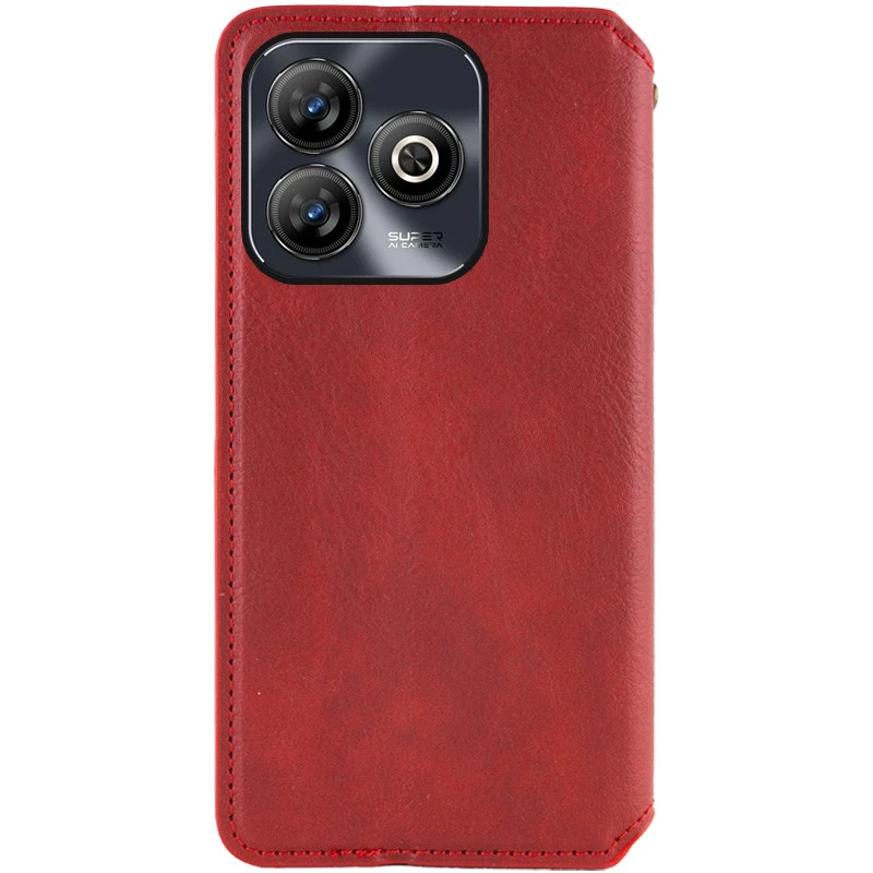 Чохол книжка GETMAN Cubic для ZTE Blade A75 4G – Червоний. Фото 3 з 7